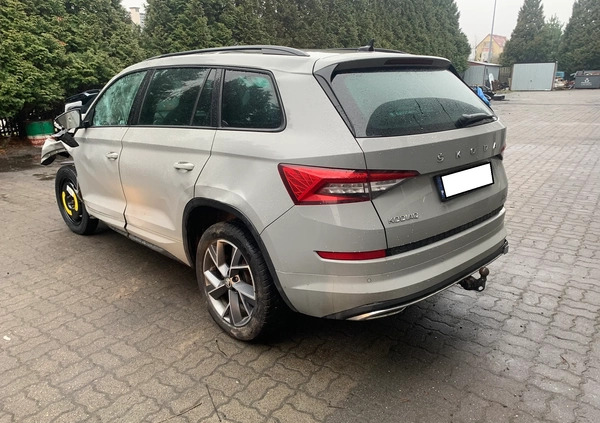 Skoda Kodiaq cena 34900 przebieg: 123000, rok produkcji 2019 z Iława małe 79